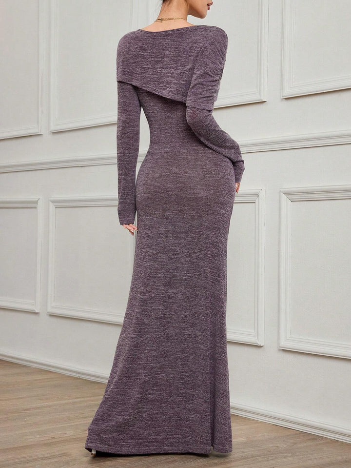 Shein maxi ruha, lila