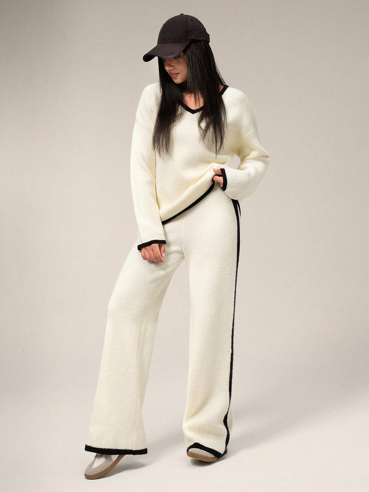 Pantaloni SHEIN, crem