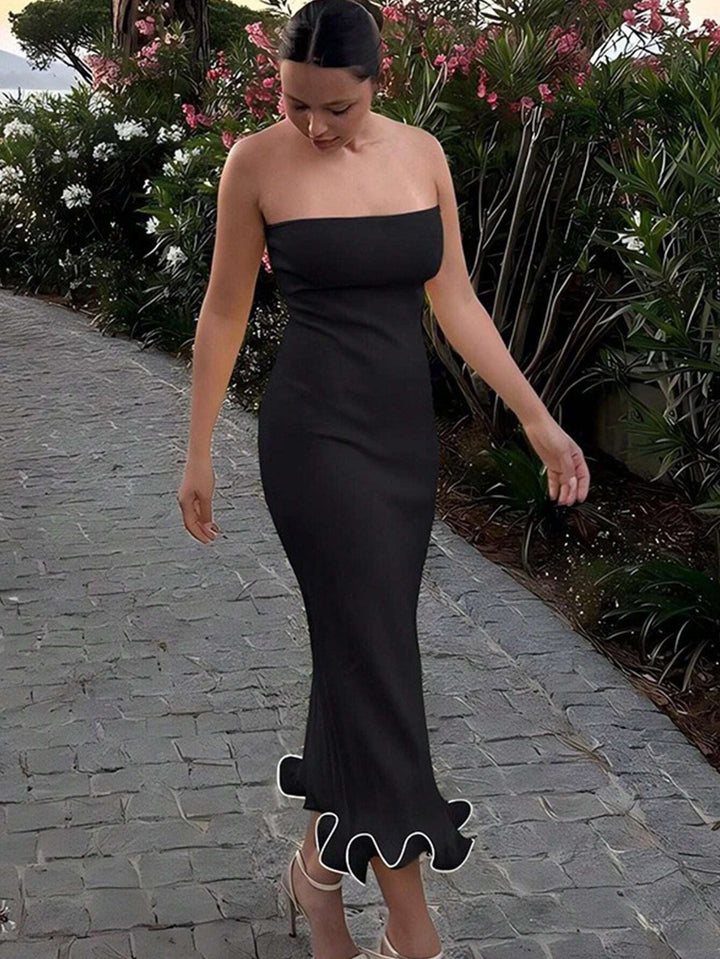 Rochie maxi SHEIN, negru