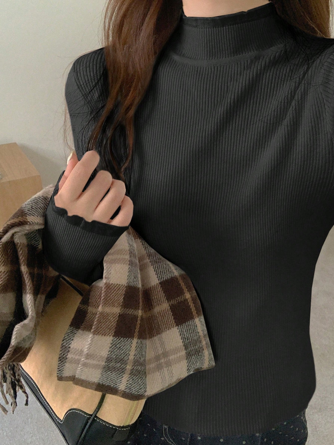 Pulover SHEIN, negru