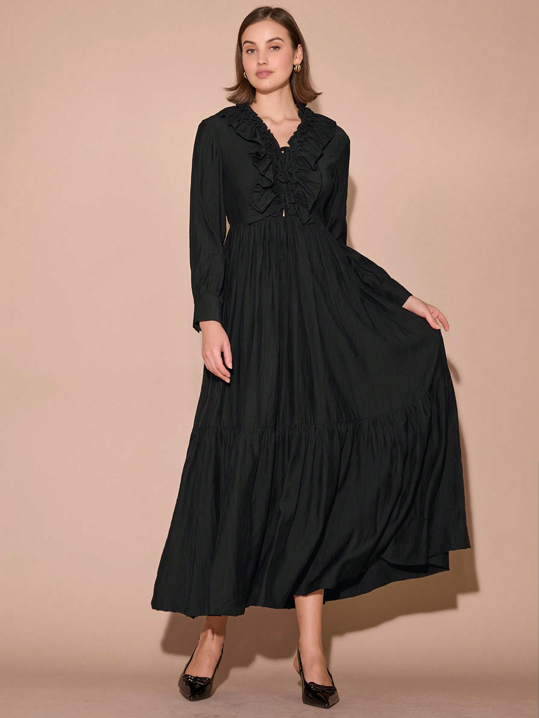 Rochie maxi SHEIN, negru