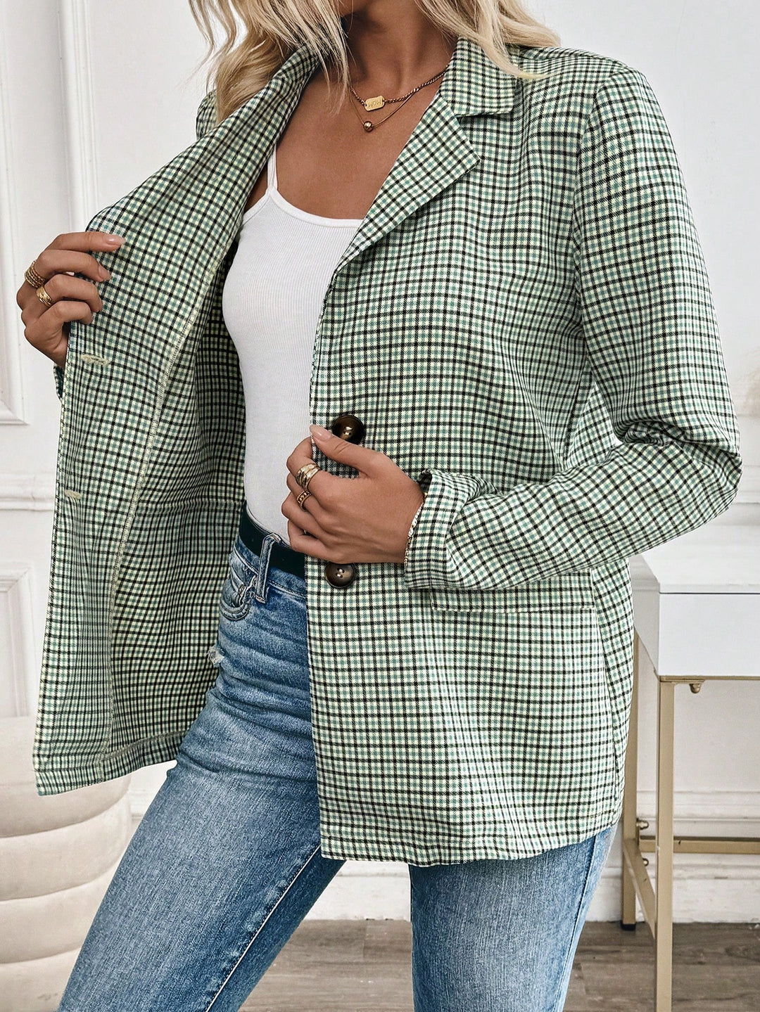 Sacou SHEIN, verde