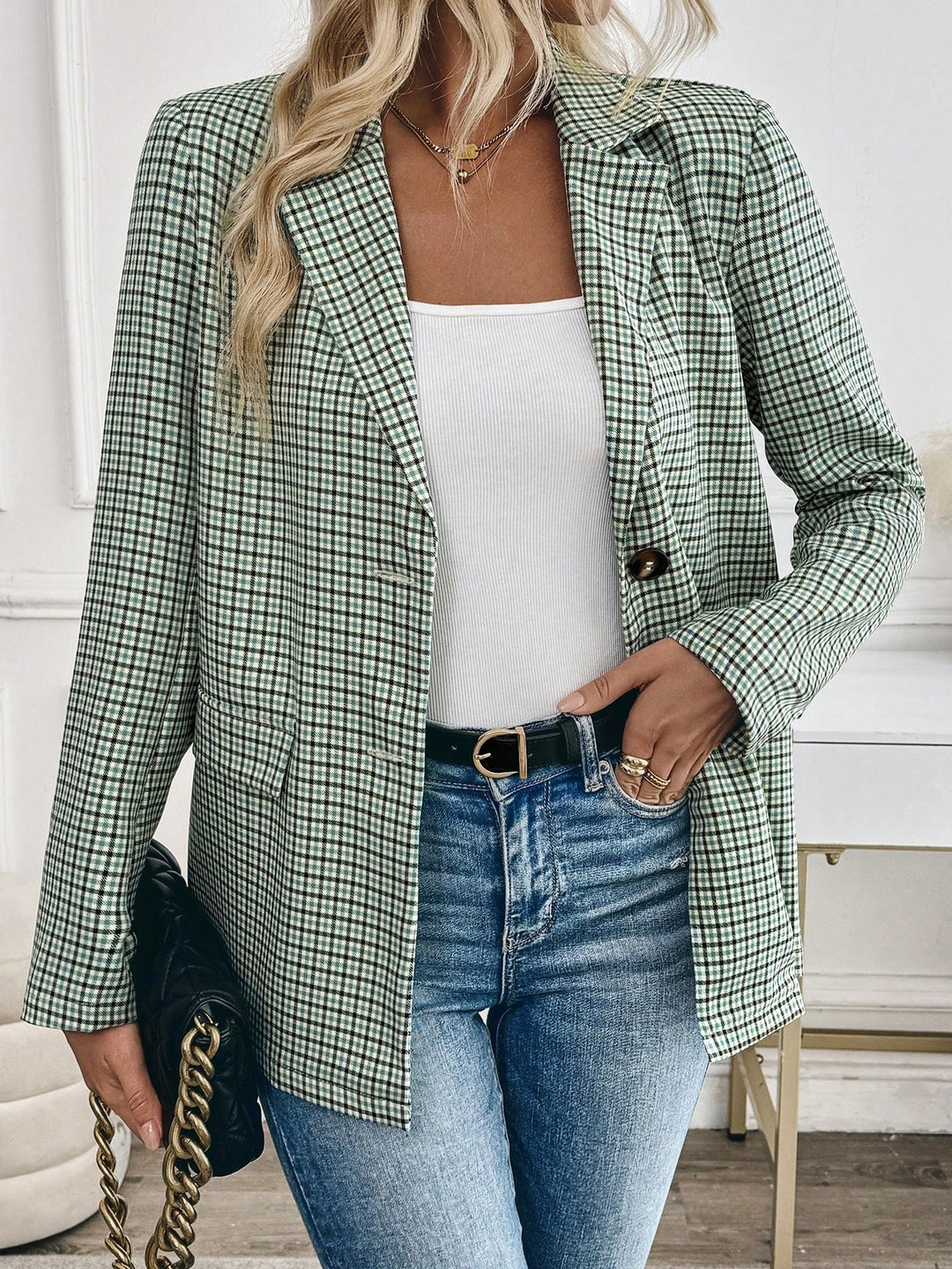 Sacou SHEIN, verde