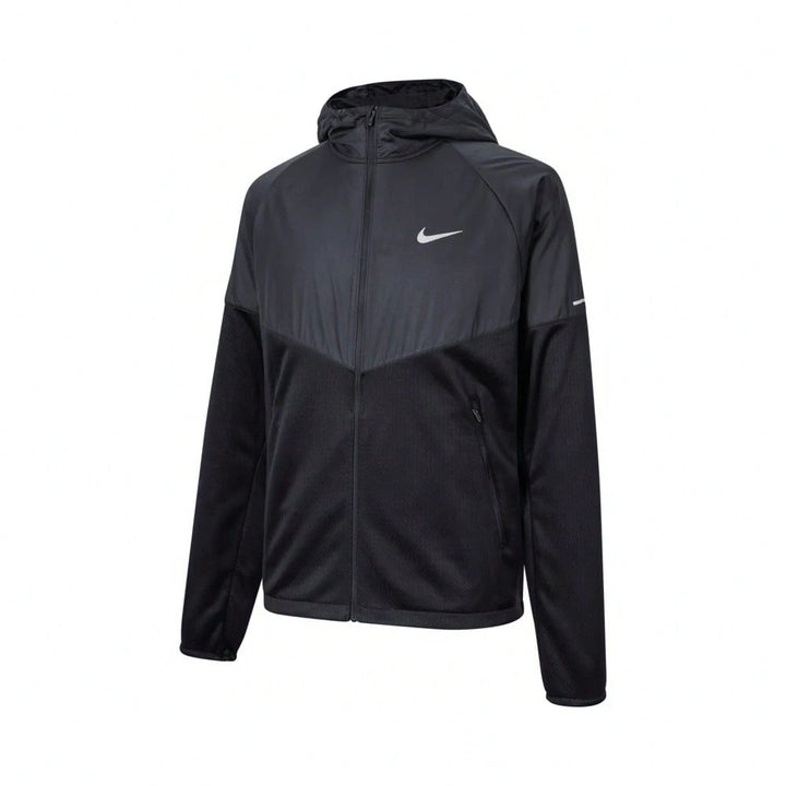 NIKE kapucnis pulóver, fekete