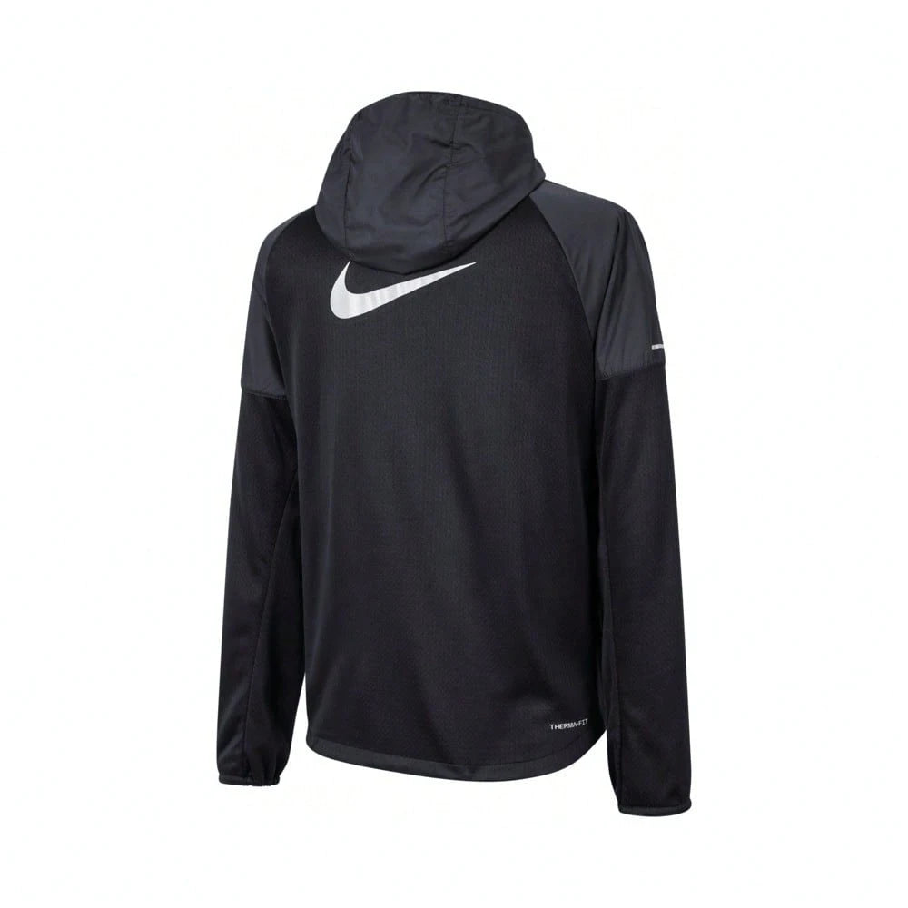 NIKE kapucnis pulóver, fekete