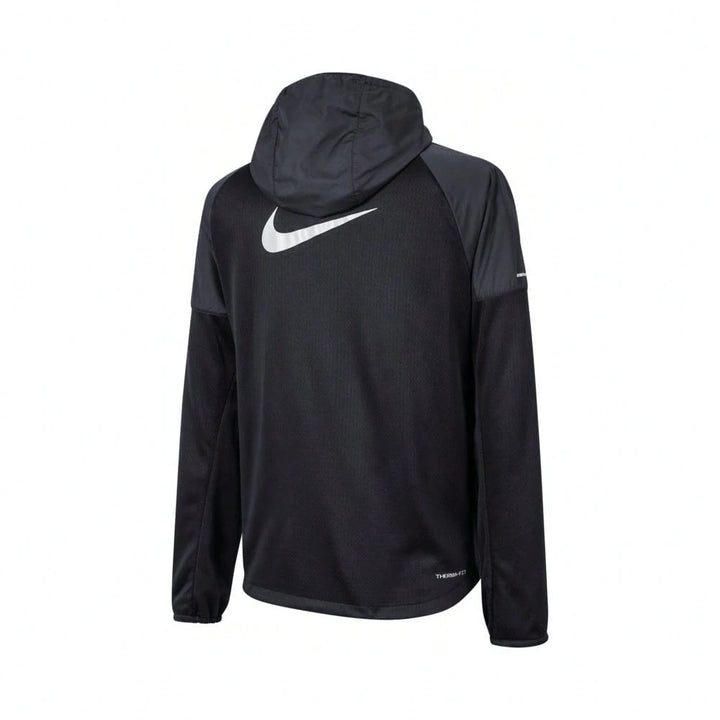 NIKE kapucnis pulóver, fekete