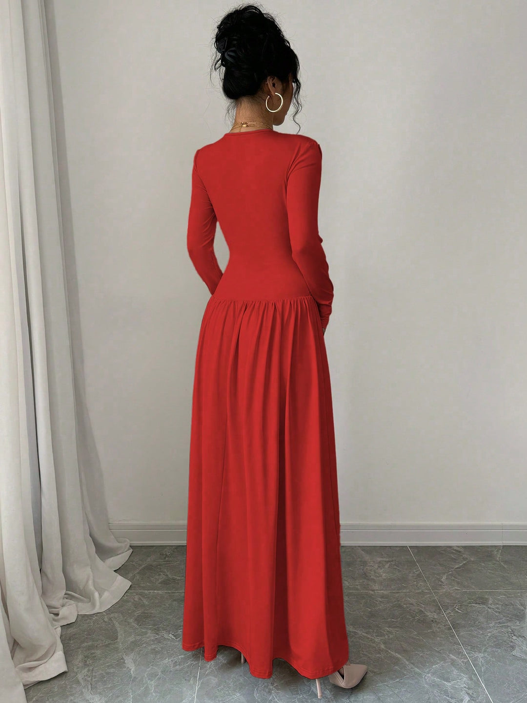 Rochie maxi SHEIN, roșu