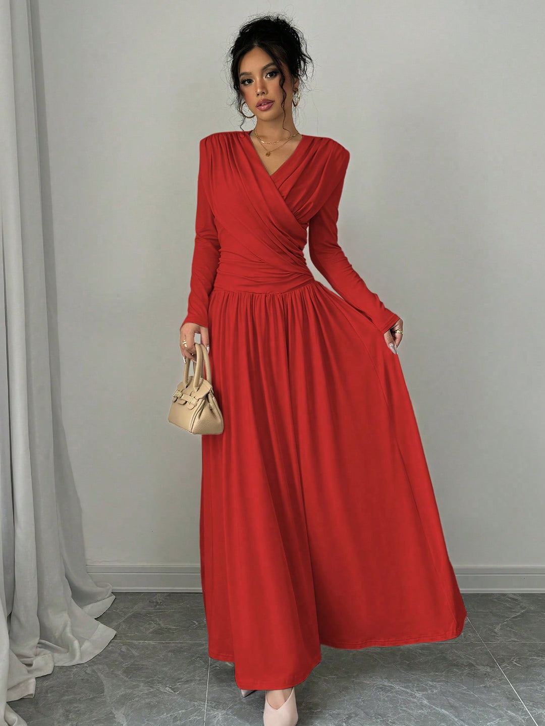 Rochie maxi SHEIN, roșu