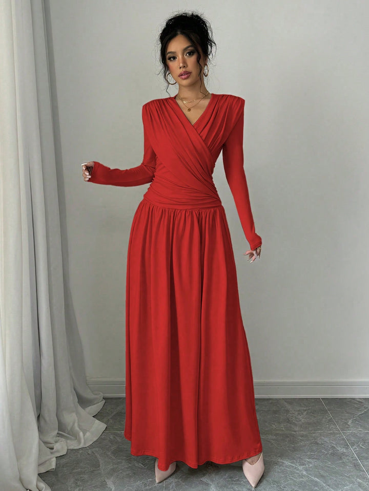 Rochie maxi SHEIN, roșu