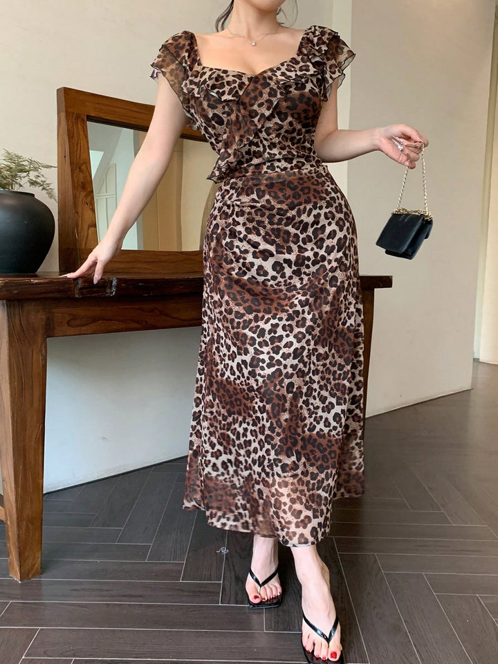 Rochie maxi Shein, mix culori