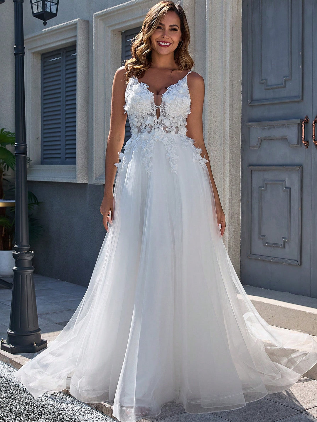 Rochie de mireasă SHEIN, bej