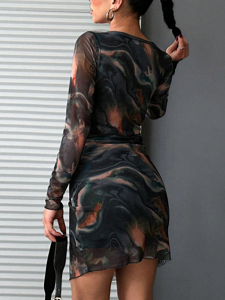 Rochie mini SHEIN, mix culori