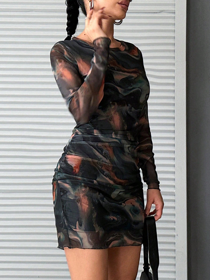 Rochie mini SHEIN, mix culori