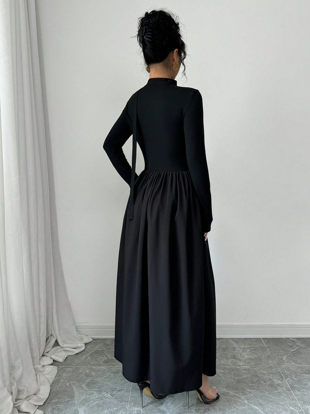 Rochie maxi SHEIN, negru
