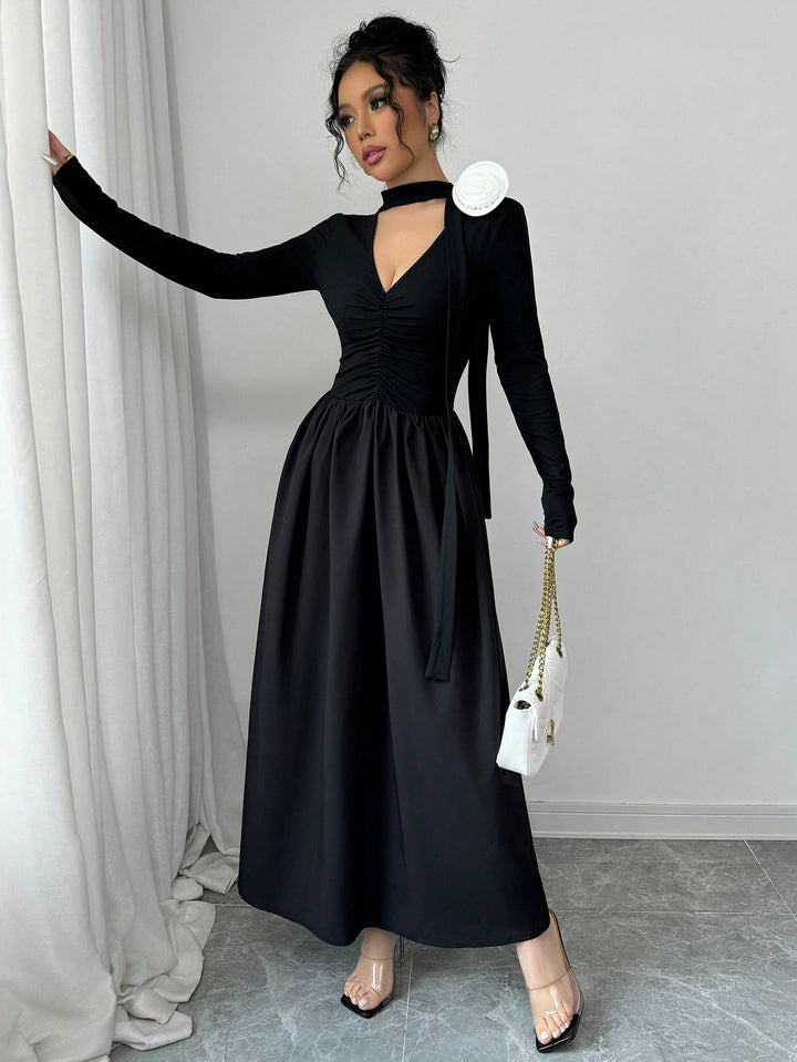 Rochie maxi SHEIN, negru