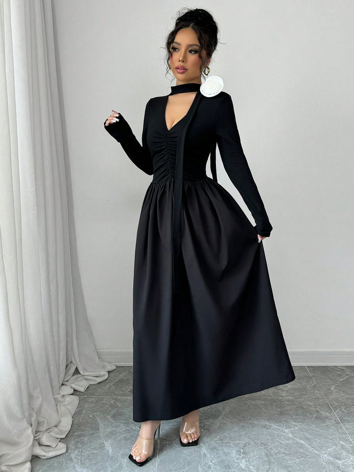 Rochie maxi SHEIN, negru