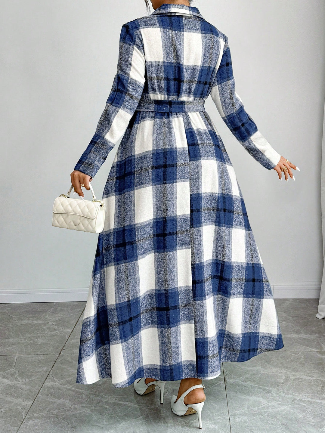 Rochie maxi SHEIN, albastru