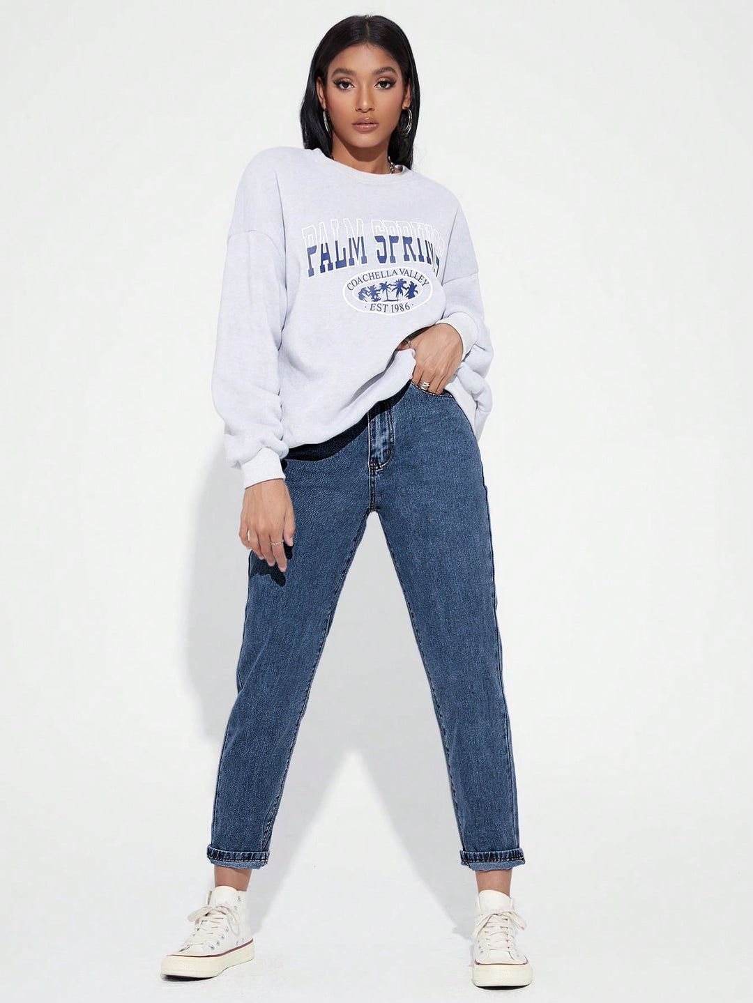 Jeans SHEIN, albastru