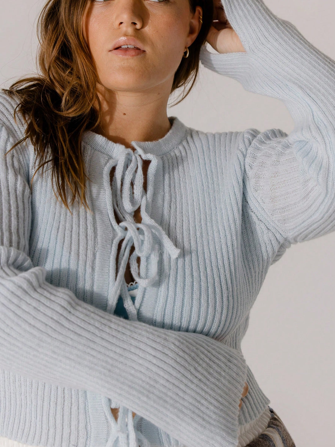 Cardigan SHEIN, albastru