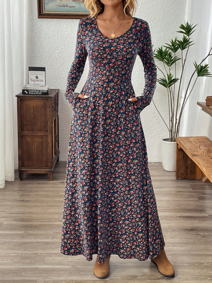 Rochie midi SHEIN, mix culori