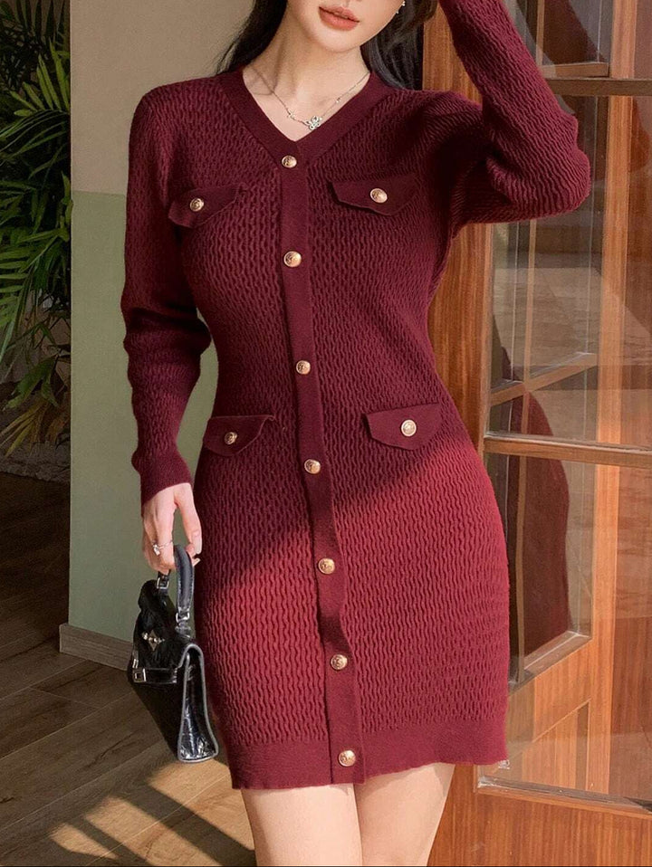Rochie mini Shein, vișiniu