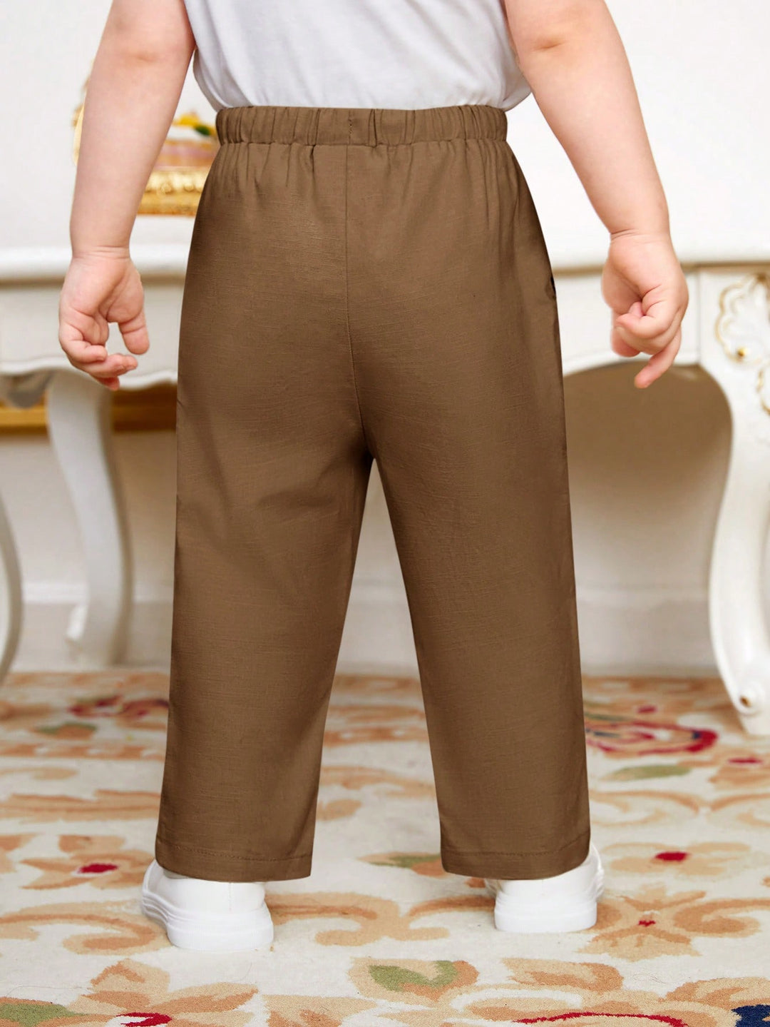 Pantaloni SHEIN, maro