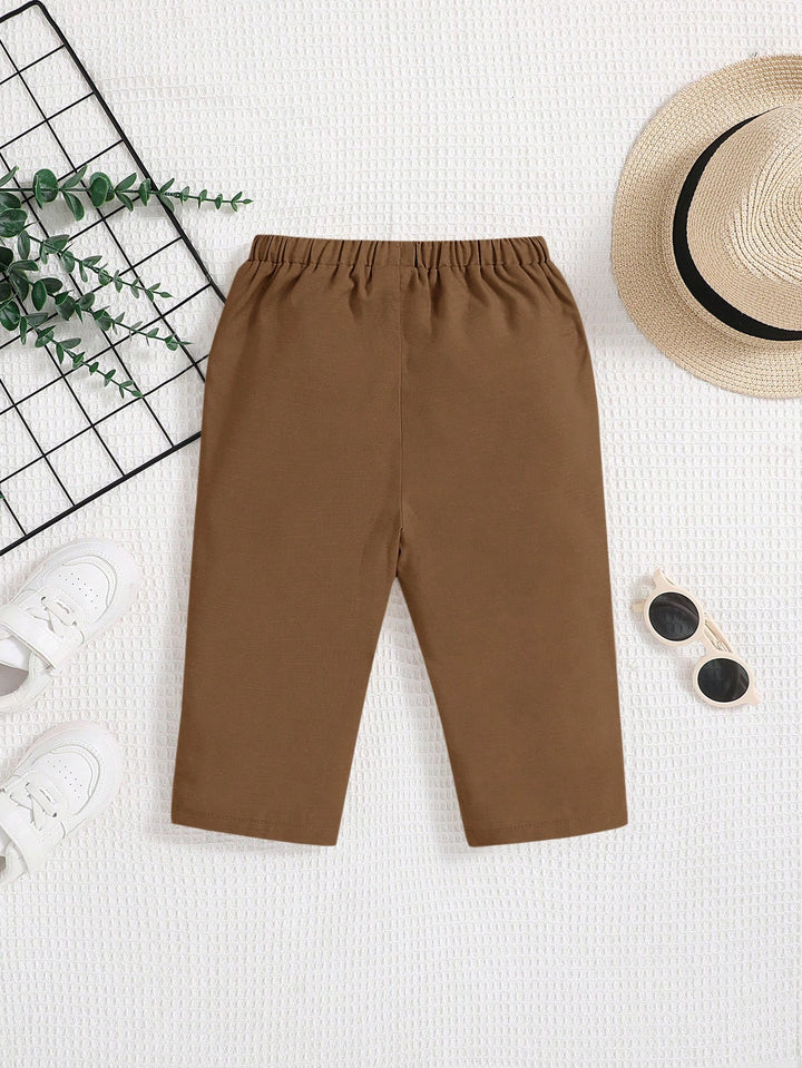 Pantaloni SHEIN, maro