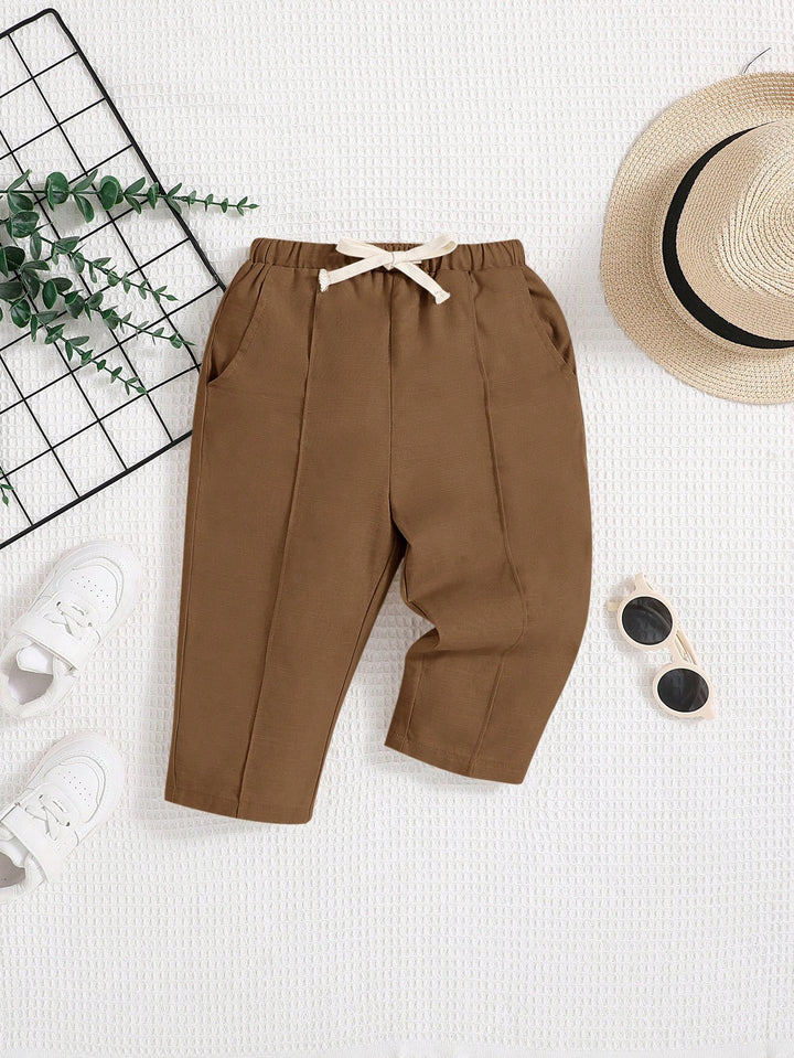 Pantaloni SHEIN, maro