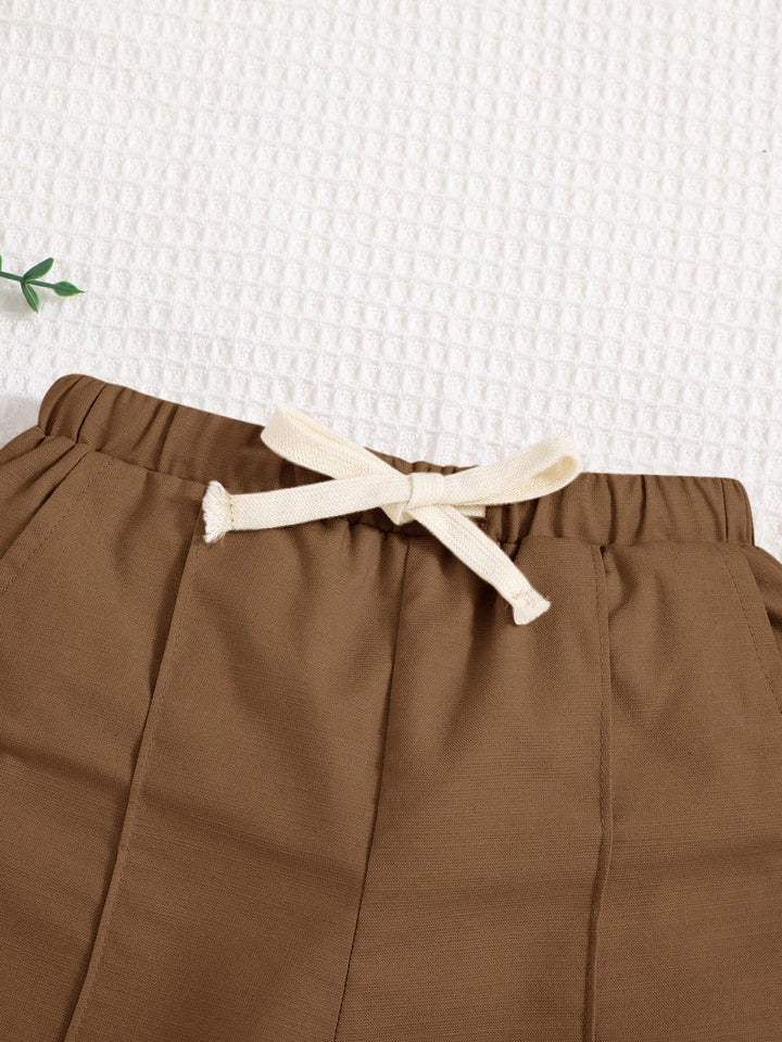 Pantaloni SHEIN, maro