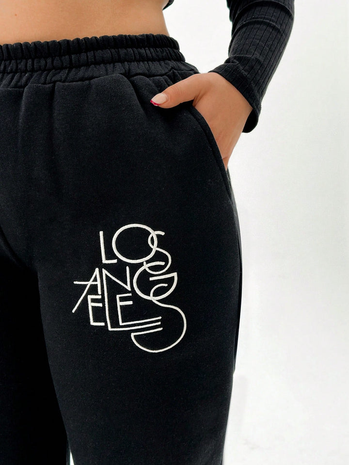 Pantaloni SHEIN, negru