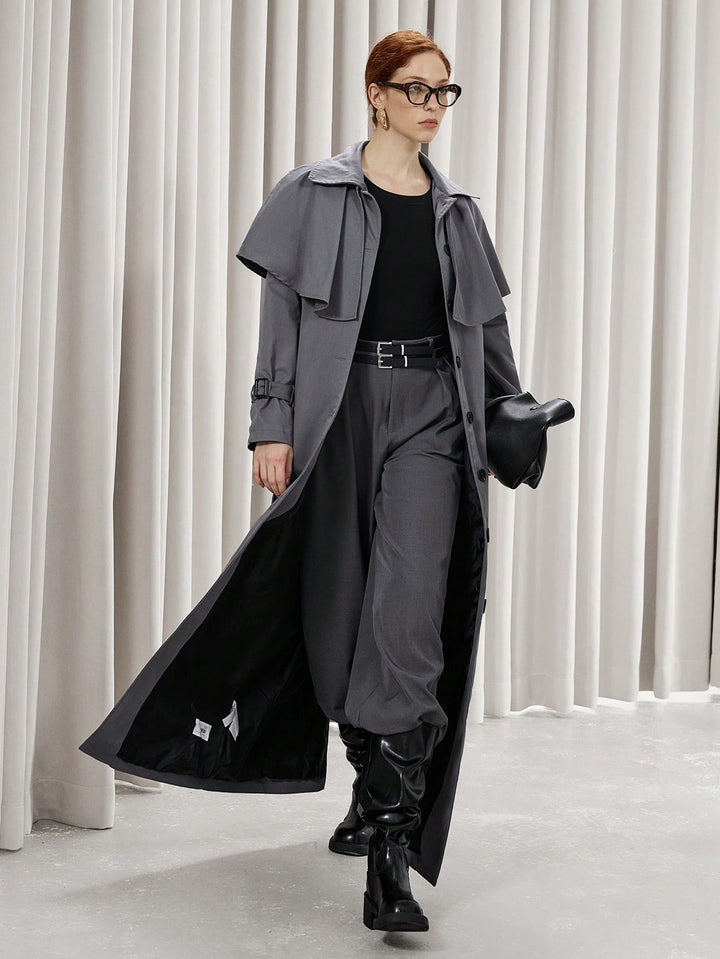 Trench SHEIN, gri