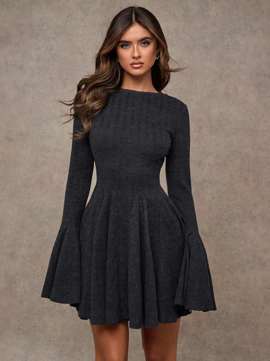 Rochie mini SHEIN, gri