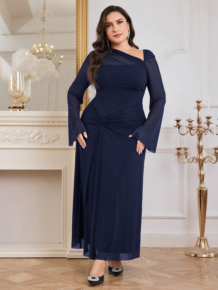 Rochie maxi SHEIN, albastru