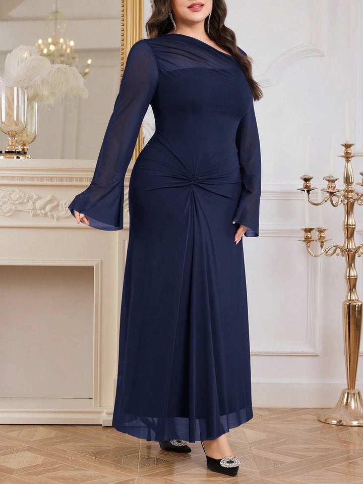 Rochie maxi SHEIN, albastru