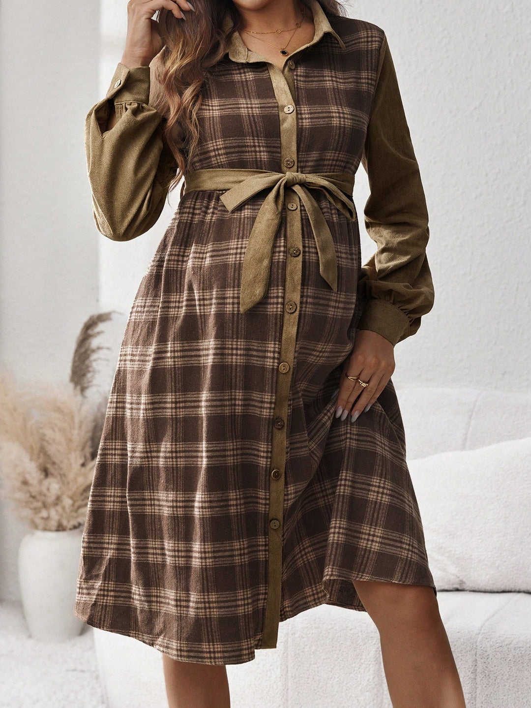 Rochie midi SHEIN, mix culori