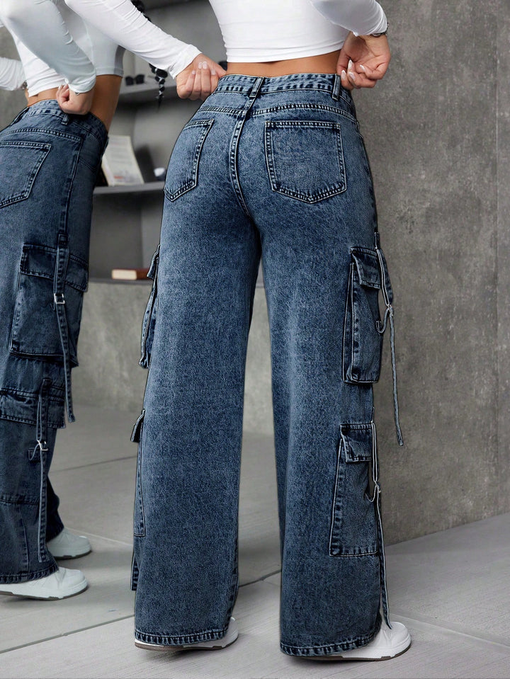 Jeans SHEIN, albastru
