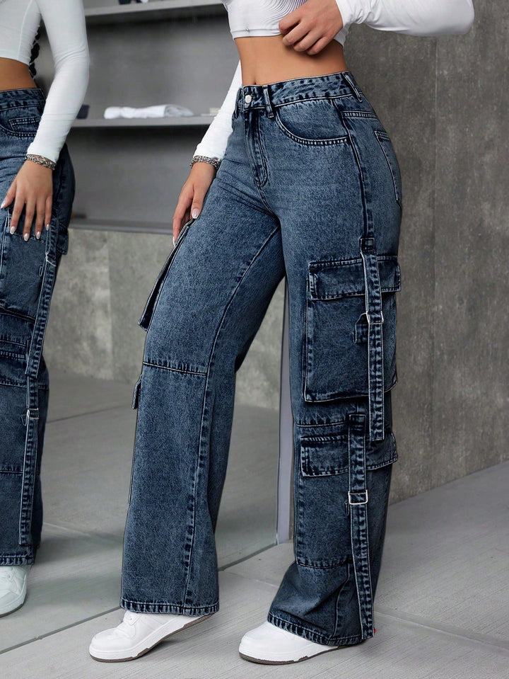 Jeans SHEIN, albastru