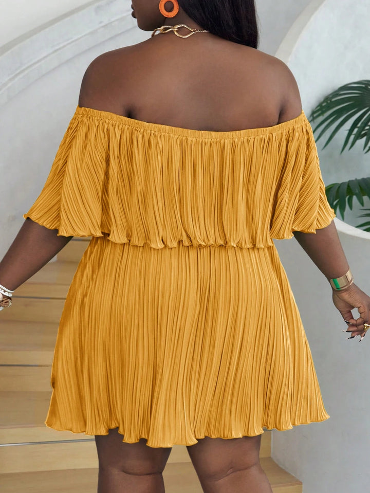Rochie mini SHEIN, auriu