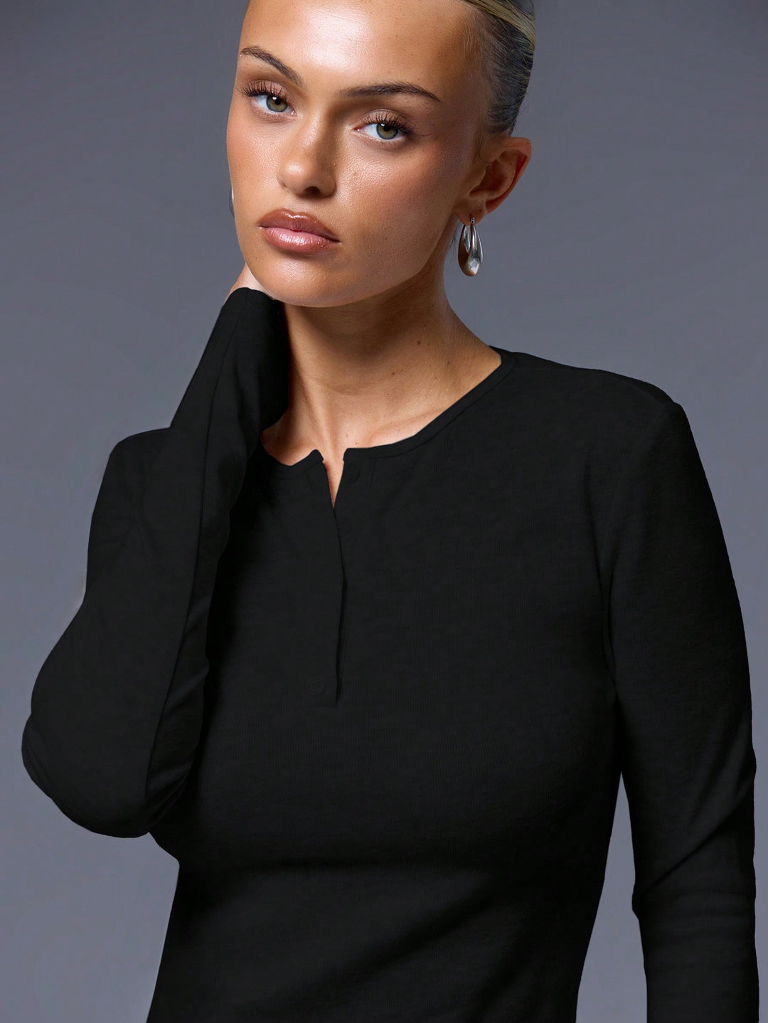 Top SHEIN, negru