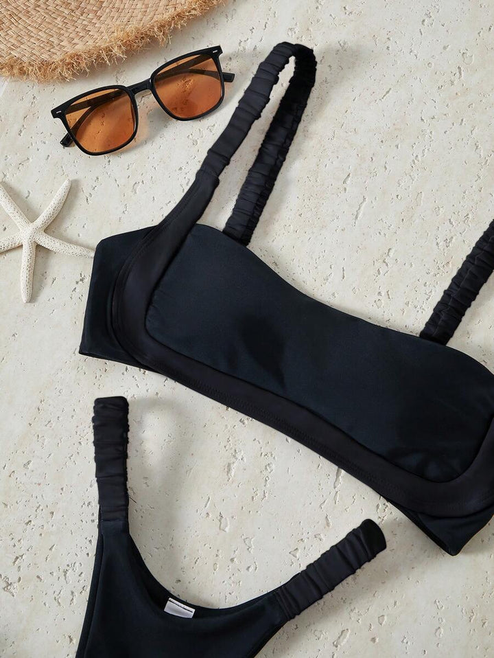 Sutien de baie SHEIN, negru
