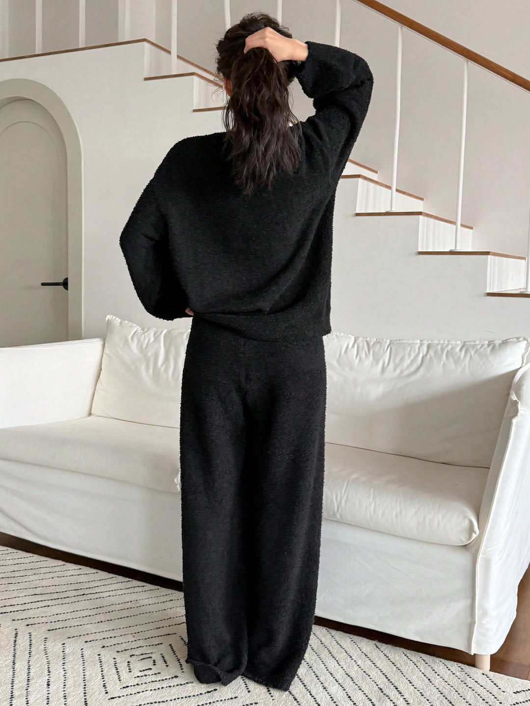 Pijama SHEIN, negru