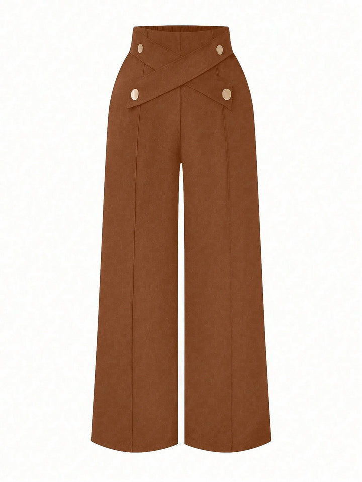 Pantaloni SHEIN, maro