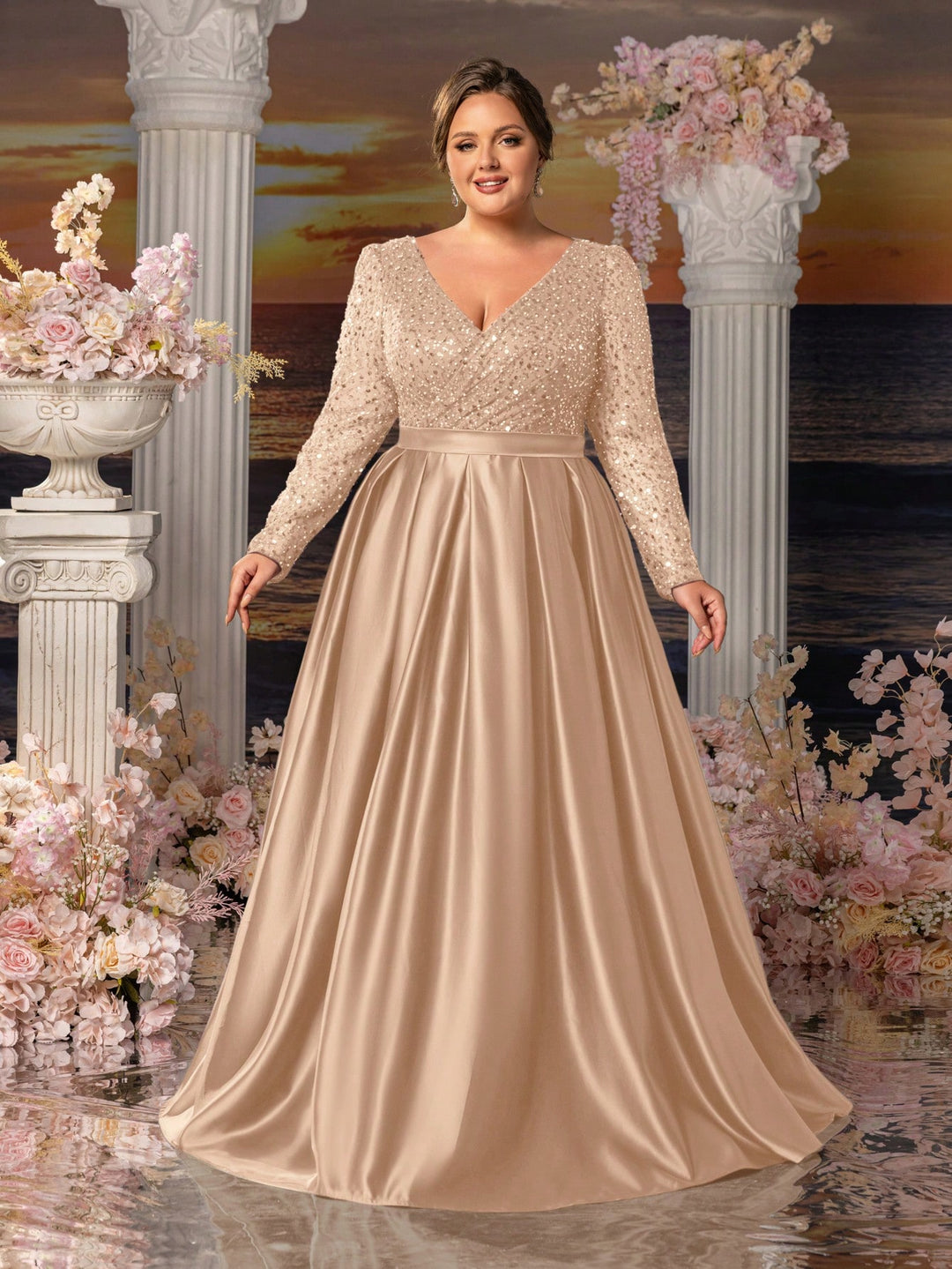 Rochie SHEIN, auriu