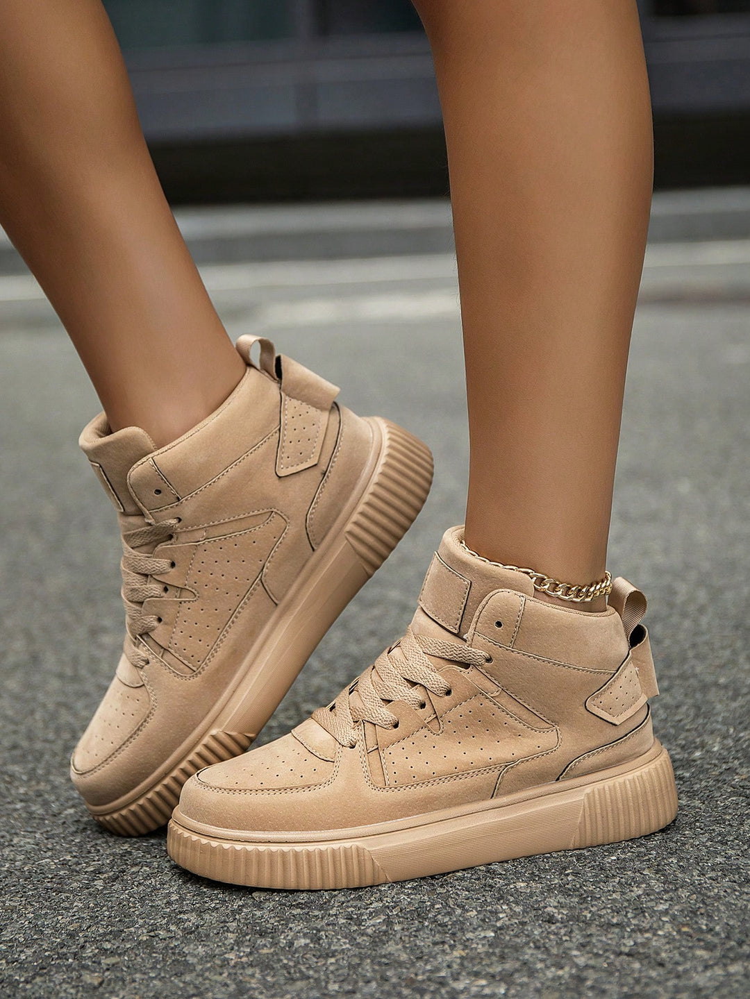 Pantofi sport SHEIN, kaki