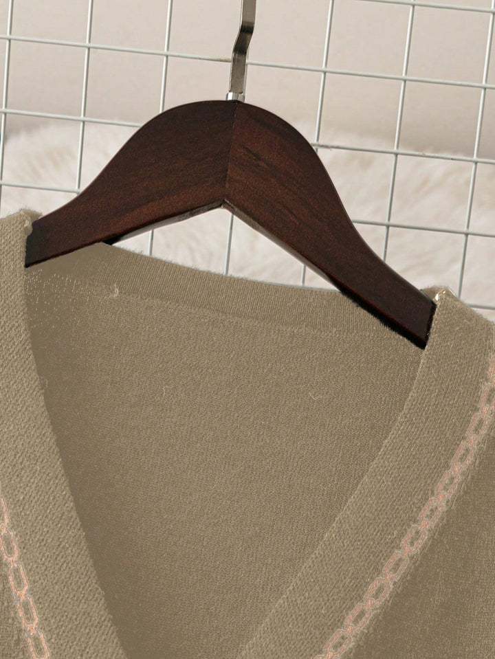 Shein Curve+ midi ruha, bézs