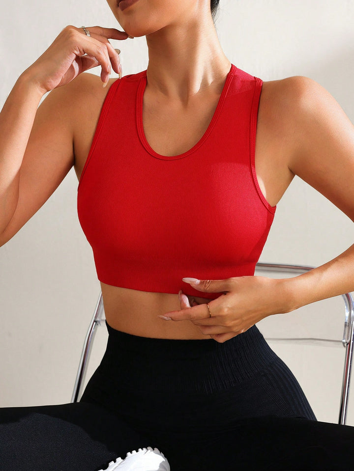 SHEIN sportmelltartó, piros