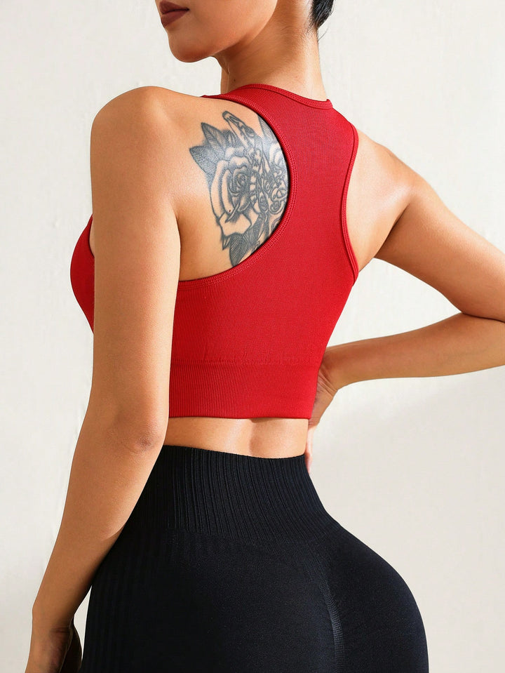 SHEIN sportmelltartó, piros
