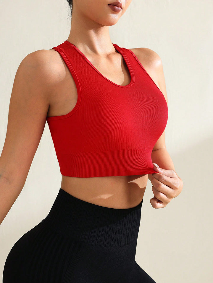 SHEIN sportmelltartó, piros
