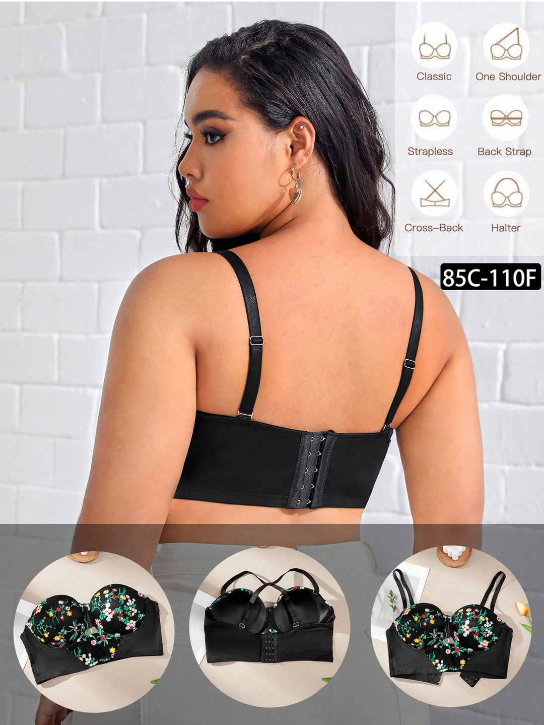 Sutien SHEIN, negru