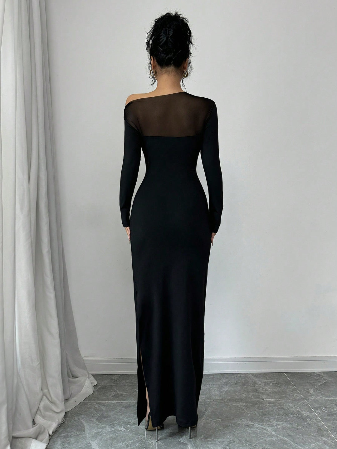 Rochie maxi SHEIN, negru